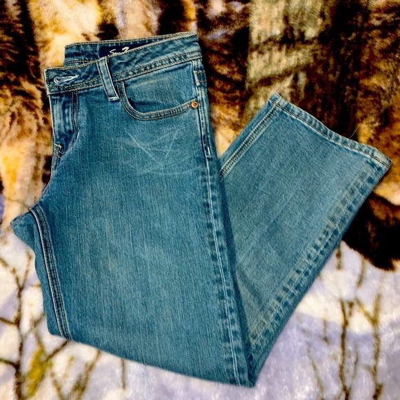 Great Condition Seven Stretch Capri Jeans Size 28 - Picture 5 of 16